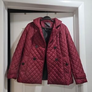 COVINGTON - RED QUILTED JACKET - WOMEN'S SIZE MEDIUM